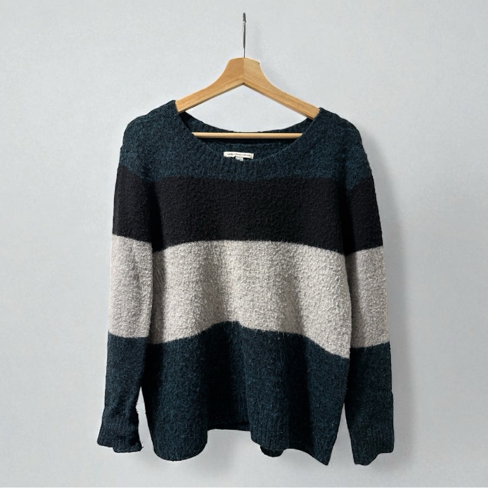 American Eagle Striped Wool Sweater